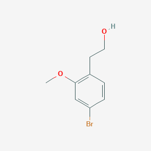 molecular formula C9H11BrO2 B3230058 2-(4-Bromo-2-methoxyphenyl)ethanol CAS No. 1289626-24-9