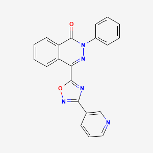 2-phenyl-4-(3-pyridin-3-yl-1,2,4-oxadiazol-5-yl)phthalazin-1(2H)-one