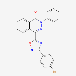 4-[3-(4-bromophenyl)-1,2,4-oxadiazol-5-yl]-2-phenylphthalazin-1(2H)-one
