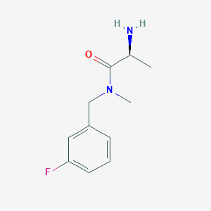 (S)-2-Amino-N-(3-fluoro-benzyl)-N-methyl-propionamide