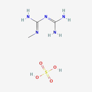 molecular formula C3H11N5O4S B3230134 1-Methylbiguanide sulphate CAS No. 129218-51-5