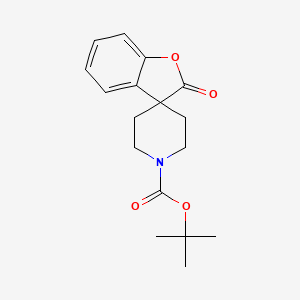 molecular formula C17H21NO4 B3230145 tert-butyl 2-oxo-2H-spiro[benzofuran-3,4'-piperidine]-1'-carboxylate CAS No. 1292306-23-0