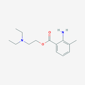 molecular formula C14H22N2O2 B3230177 2-(Diethylamino)ethyl 2-amino-3-methylbenzoate CAS No. 1293188-56-3