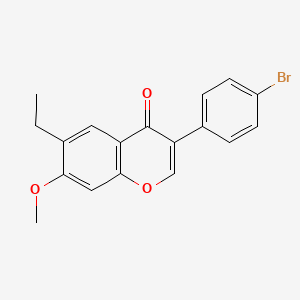 3-(4-bromophenyl)-6-ethyl-7-methoxy-4H-chromen-4-one