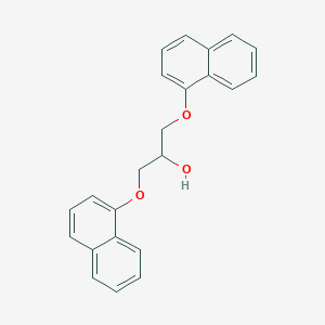 molecular formula C23H20O3 B032302 2-丙醇，1,3-双(1-萘氧基)- CAS No. 17216-10-3