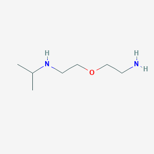 molecular formula C7H18N2O B3230219 [2-(2-氨基乙氧基)乙基](丙烷-2-基)胺 CAS No. 129509-04-2