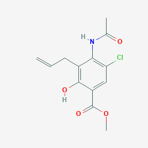 Methyl 4-acetamido-3-allyl-5-chloro-2-hydroxybenzoate