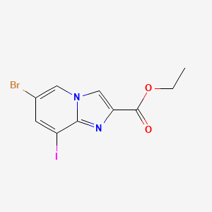 Ethyl 6-bromo-8-iodoimidazo[1,2-a]pyridine-2-carboxylate