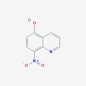 molecular formula C9H6N2O3 B3230251 5-Hydroxy-8-nitroquinoline CAS No. 129717-35-7