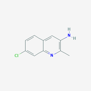 molecular formula C10H9ClN2 B3230273 7-Chloro-2-methylquinolin-3-amine CAS No. 1297654-74-0