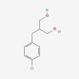 molecular formula C10H13ClO2 B3230308 2-(4-Chlorobenzyl)propane-1,3-diol CAS No. 129843-26-1