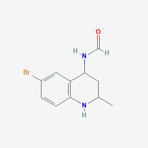 molecular formula C11H13BrN2O B3230312 n-(6-Bromo-2-methyl-1,2,3,4-tetrahydroquinolin-4-yl)formamide CAS No. 1300031-82-6