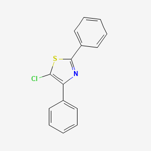molecular formula C15H10ClNS B3230345 5-Chloro-2,4-diphenylthiazole CAS No. 130161-16-9