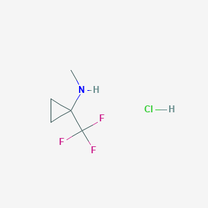 N-Methyl-1-(trifluoromethyl)cyclopropanamine hydrochloride