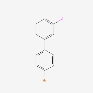 molecular formula C12H8BrI B3230364 4'-Bromo-3-iodo-1,1'-biphenyl CAS No. 130201-21-7
