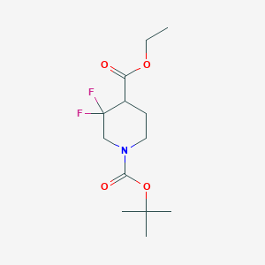 1-tert-Butyl 4-ethyl 3,3-difluoropiperidine-1,4-dicarboxylate