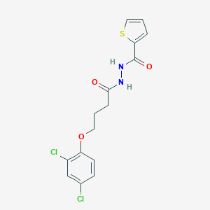 N'-[4-(2,4-dichlorophenoxy)butanoyl]thiophene-2-carbohydrazide