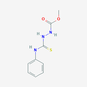 molecular formula C9H11N3O2S B323050 Methyl 2-(anilinocarbothioyl)hydrazinecarboxylate 