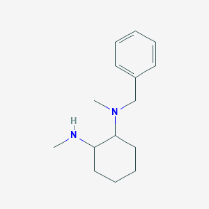 molecular formula C15H24N2 B3230603 N-Benzyl-N,N'-dimethyl-cyclohexane-1,2-diamine CAS No. 1307877-65-1