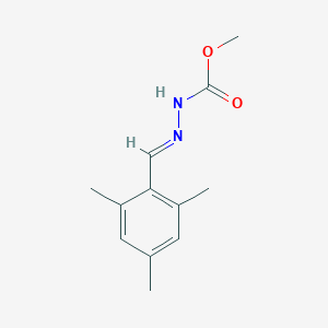 molecular formula C12H16N2O2 B323063 Methyl 2-(mesitylmethylene)hydrazinecarboxylate 