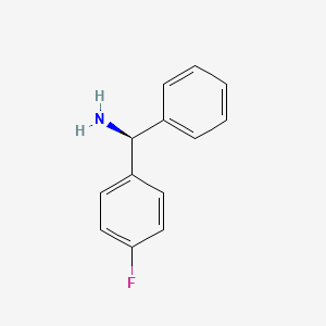 molecular formula C13H12FN B3230677 (s)-(4-Fluorophenyl)(phenyl)methanamine CAS No. 1309674-17-6