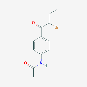 N-[4-(2-bromobutanoyl)phenyl]acetamide