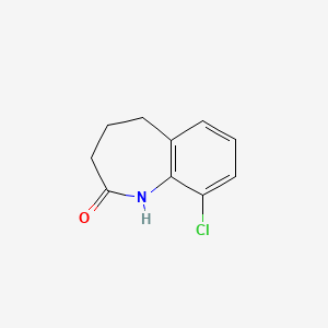 molecular formula C10H10ClNO B3230759 9-Chloro-4,5-dihydro-1H-benzo[b]azepin-2(3H)-one CAS No. 1310699-69-4