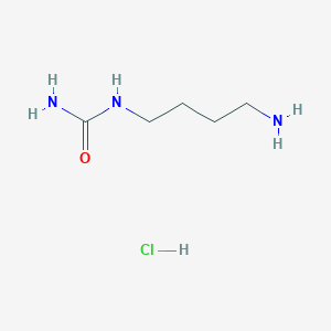 molecular formula C5H14ClN3O B3230767 (4-Aminobutyl)urea hydrochloride CAS No. 1310964-83-0