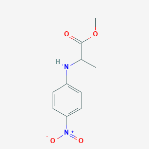 molecular formula C10H12N2O4 B3230823 Methyl 2-[(4-nitrophenyl)amino]propanoate CAS No. 1311383-63-7