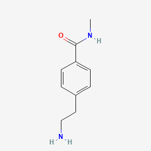 molecular formula C10H14N2O B3230877 4-(2-aminoethyl)-N-methylbenzamide CAS No. 1312140-35-4