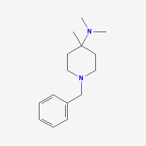 molecular formula C15H24N2 B3230947 1-benzyl-N,N,4-trimethylpiperidin-4-amine CAS No. 1312784-78-3
