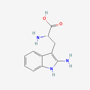 molecular formula C11H13N3O2 B3230987 2-Amino-L-tryptophan CAS No. 1313054-45-3