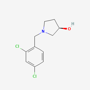 molecular formula C11H13Cl2NO B3231060 (R)-1-(2,4-Dichloro-benzyl)-pyrrolidin-3-ol CAS No. 1314354-90-9