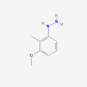molecular formula C8H12N2O B3231095 (3-Methoxy-2-methylphenyl)hydrazine CAS No. 1314396-70-7