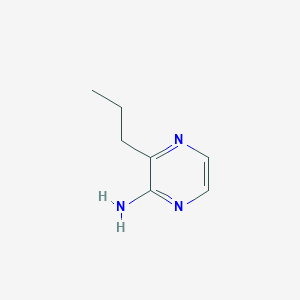 molecular formula C7H11N3 B3231173 3-Propylpyrazin-2-amine CAS No. 1314932-87-0