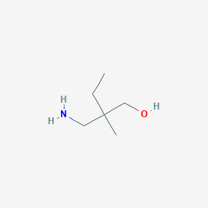 molecular formula C6H15NO B3231174 2-(Aminomethyl)-2-methylbutan-1-ol CAS No. 1314932-97-2