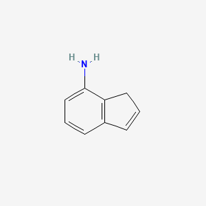 molecular formula C9H9N B3231189 1H-Inden-7-amine CAS No. 1314961-95-9