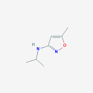 molecular formula C7H12N2O B3231204 N-isopropyl-5-methylisoxazol-3-amine CAS No. 1314969-43-1