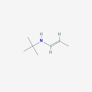 molecular formula C7H15N B3231218 Tert-butyl(prop-1-en-1-yl)amine CAS No. 1314991-39-3