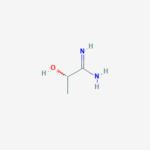 molecular formula C3H8N2O B3231223 (2S)-2-hydroxypropanimidamide CAS No. 1315304-62-1