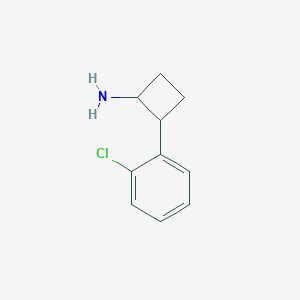 2-(2-Chlorophenyl)cyclobutan-1-amine