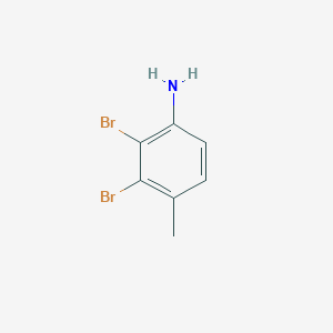 molecular formula C7H7Br2N B3231275 2,3-Dibromo-4-methylaniline CAS No. 1315451-66-1