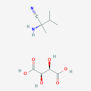 molecular formula C10H18N2O6 B032313 (2S)-2-氨基-2,3-二甲基丁腈；(2R,3R)-2,3-二羟基丁二酸 CAS No. 100594-33-0