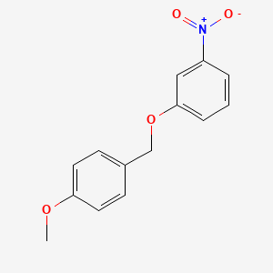 B3231329 1-[(4-methoxyphenyl)methoxy]-3-nitro-Benzene CAS No. 131770-84-8