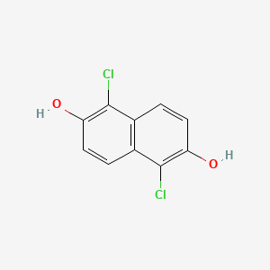 molecular formula C10H6Cl2O2 B3231430 1,5-二氯萘-2,6-二醇 CAS No. 132178-76-8