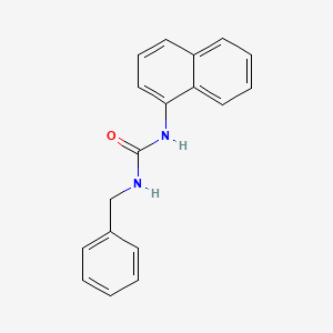 molecular formula C18H16N2O B3231550 1-Benzyl-3-naphthalen-1-ylurea CAS No. 13256-79-6