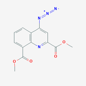 molecular formula C13H10N4O4 B3231573 Dimethyl 4-azidoquinoline-2,8-dicarboxylate CAS No. 132664-40-5