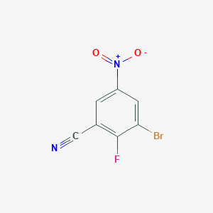 3-Bromo-2-fluoro-5-nitrobenzonitrile
