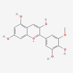 molecular formula C16H13O7+ B3231668 Petunidin CAS No. 13270-60-5