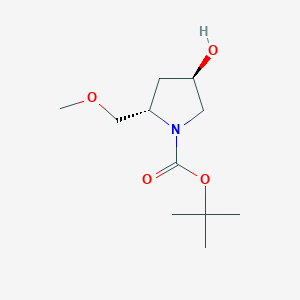 (2S,4R)-1-(tert-butoxycarbonyl)-4-hydroxy-2-methoxymethylpyrrolidine